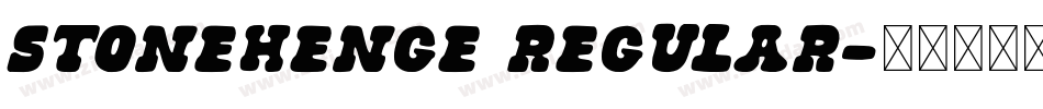 Stonehenge Regular字体转换